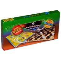 Chińczyk. Warcaby. Wydawca: SWEDE. SmakLiter.pl Opakowanie Chińczyk. Warcaby