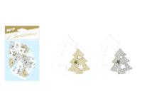 Opakowanie Choinka dekoracja 4cm 6szt