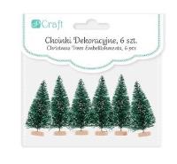 Choinka dekoracyjna zielona 5cm 6szt. Wydawca: Dalprint. SmakLiter.pl Opakowanie Choinka dekoracyjna zielona 5cm 6szt