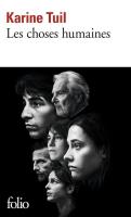 Choses Humaines. Autor: Tuil Karine. SmakLiter.pl Okładka książki Choses Humaines