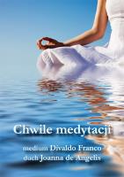Chwile medytacji. Autor: Divaldo Franco. SmakLiter.pl Okładka książki Chwile medytacji
