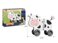 Opakowanie Ciągacz krówka 21.5cm z ruszającym się ogonkiem