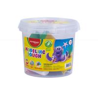 Opakowanie Ciastolina KEYROAD, 40g x 8szt 10 foremek, w wiaderku, mix kolorów