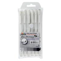Opakowanie Cienkopisy graficzne do szkiców szare 6szt