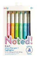 Opakowanie Cienkopisy z zakreślaczami 2w1 Noted!