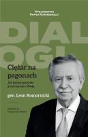 Ciężar na pagonach Jak bronić państwa graniczącego z Rosją. Autor: Romer Eugeniusz, Leon Komornicki. SmakLiter.pl Okładka książki Ciężar na pagonach Jak bronić państwa graniczącego z Rosją