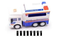 Opakowanie Ciężarówka furgonetka policyjna