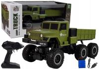 Opakowanie Ciężarówka wojskowa 6x6 RC zielona
