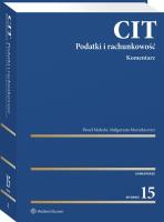 CIT. Komentarz. Podatki i rachunkowość. Autor: Małecki Paweł, Mazurkiewicz Małgorzata. SmakLiter.pl Okładka książki CIT. Komentarz. Podatki i rachunkowość