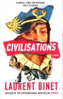 Civilisations. Autor: Binet Laurent. SmakLiter.pl Okładka książki Civilisations
