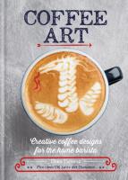 Coffee Art. Autor: Tamang Dhan. SmakLiter.pl Okładka książki Coffee Art