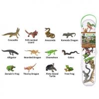 Collecta Box of Mini Reptiles & Amphibiants. Wydawca: Collecta. SmakLiter.pl Opakowanie Collecta Box of Mini Reptiles & Amphibiants