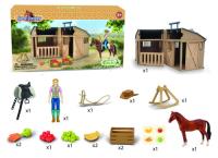 COLLECTA JEŹDZIEC, AKCESORIA, KOŃ I STAJNIA W OPAKOWANIU. Wydawca: Collecta. SmakLiter.pl Opakowanie COLLECTA JEŹDZIEC, AKCESORIA, KOŃ I STAJNIA W OPAKOWANIU