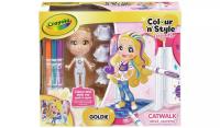 Colour&Style Modelka na wybiegu CRAYOLA. Wydawca: Crayola. SmakLiter.pl Opakowanie Colour&Style Modelka na wybiegu CRAYOLA