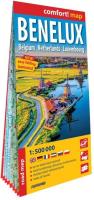 comfort!map Benelux. Belgia, Holandia, Luksemburg. Autor:   Praca zbiorowa. SmakLiter.pl Okładka książki comfort!map Benelux. Belgia, Holandia, Luksemburg