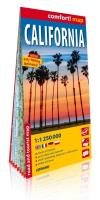 Comfort! map California 1:250 000 w.2025. Autor: Opracowanie zbiorowe. SmakLiter.pl Okładka książki Comfort! map California 1:250 000 w.2025