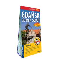 Comfort! map Gdańsk Gdynia Sopott plan miasta. Autor:   Praca zbiorowa. SmakLiter.pl Okładka książki Comfort! map Gdańsk Gdynia Sopott plan miasta