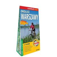 Comfort! map Okolice Warszawy 1:75 000 w.2025. Autor:   Praca zbiorowa. SmakLiter.pl Okładka książki Comfort! map Okolice Warszawy 1:75 000 w.2025