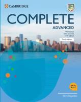 Complete Advanced Workbook with answers with eBook. Autor: Wijayatilake Claire. SmakLiter.pl Okładka książki Complete Advanced Workbook with answers with eBook