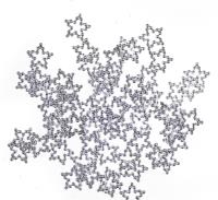 Opakowanie Confetti gwiazdki srebrne 60szt