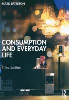 Consumption and Everyday Life. Autor: Paterson. SmakLiter.pl Okładka książki Consumption and Everyday Life