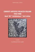 Contatti artistici polacco-italiani 1944–1980. Autor: Opracowanie zbiorowe. SmakLiter.pl Okładka książki Contatti artistici polacco-italiani 1944–1980