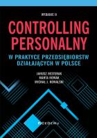 Controlling personalny w praktyce... Autor: Janusz Nesterak, Nowak Marta, Michał J. Kowalski. SmakLiter.pl Okładka książki Controlling personalny w praktyce..