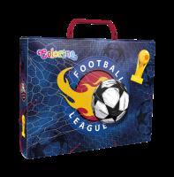 Opakowanie CP COLORINO - TECZKA PRZESTRZENNA Z RĄCZKĄ - FOOTBALL