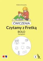 Ćwiczenia. Czytamy z Fretką. Bolo cz.1 Samogłoski. Autor: Elżbieta Konopacka. SmakLiter.pl Okładka książki Ćwiczenia. Czytamy z Fretką. Bolo cz.1 Samogłoski