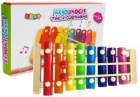 Opakowanie Cymbałki drewniane kolorowe 8 tonów