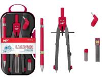 Cyrkiel 5 częściowy czerwony. Wydawca: MP Main Paper. SmakLiter.pl Opakowanie Cyrkiel 5 częściowy czerwony