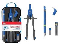 Cyrkiel 5 częściowy niebieski. Wydawca: MP Main Paper. SmakLiter.pl Opakowanie Cyrkiel 5 częściowy niebieski