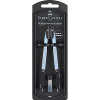 Cyrkiel grip 2001 Faber Castell jasnoniebieski. Wydawca: Faber-Castell. SmakLiter.pl Opakowanie Cyrkiel grip 2001 Faber Castell jasnoniebieski