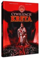 Cywilizacje Kreta. Autor: Simona Mogavino. SmakLiter.pl Okładka książki Cywilizacje Kreta