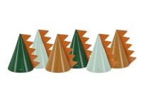 Czapeczki Dinozaury 14 cm 6szt. Wydawca: PartyDeco. SmakLiter.pl Opakowanie Czapeczki Dinozaury 14 cm 6szt