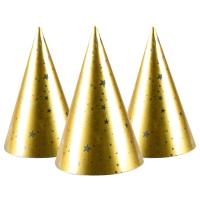 Czapeczki Golden party 4szt. Wydawca: ARPEX. SmakLiter.pl Opakowanie Czapeczki Golden party 4szt