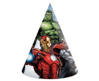 Czapeczki papierowe Avengers Infinity Stones 6szt. Wydawca: GODAN. SmakLiter.pl Opakowanie Czapeczki papierowe Avengers Infinity Stones 6szt