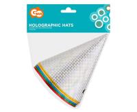 Opakowanie Czapeczki papierowe Holograficzne 6szt