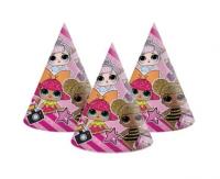 Opakowanie Czapeczki papierowe LOL Glitterati 6szt