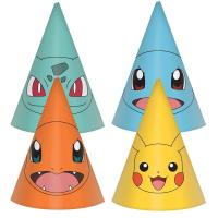 Czapeczki Pokemon 16cm 8szt. Wydawca: AMSCAN. SmakLiter.pl Opakowanie Czapeczki Pokemon 16cm 8szt