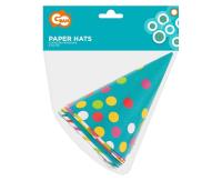 Opakowanie Czapeczki różnokolorowe 6szt