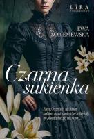 Czarna sukienka. Autor: Ewa Sobieniewska. SmakLiter.pl Okładka książki Czarna sukienka
