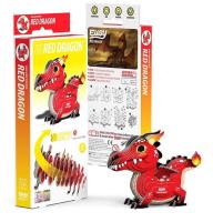 Opakowanie Czerwony Smok Eugy. Eko Układanka 3D