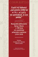 Okładka książki Części tej ludności „już prawie [200] lat nikt nigdy nie powiedział, że jest polską”