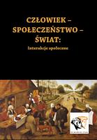 Człowiek-Społeczeństwo-Świat Interakcje społeczne. Autor: (red.) Ryszard Stefański. SmakLiter.pl Okładka książki Człowiek-Społeczeństwo-Świat Interakcje społeczne