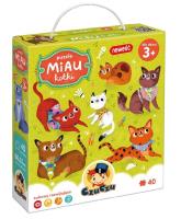 CzuCzu Puzzle Miau Kotki 3+. Wydawca: Bright Junior Media. SmakLiter.pl Opakowanie CzuCzu Puzzle Miau Kotki 3+