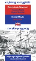 Czytamy w oryginale -  Morskie przygody.. Autor: Robert Louis Stevenson, Hermann Melville. SmakLiter.pl Okładka książki Czytamy w oryginale -  Morskie przygody.