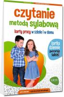 Czytanie metodą sylabową. Karty pracy w szkole.... Autor: Alicja Karczmarska-Strzebońsk. SmakLiter.pl Okładka książki Czytanie metodą sylabową. Karty pracy w szkole...