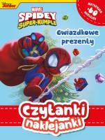 Okładka książki Czytanki naklejanki. Gwiazdkowe prezenty. Marvel Spidey i superkumple