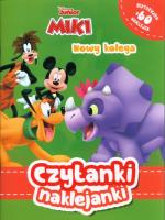 Czytanki naklejanki. Miki. Nowy kolega. Autor:   Praca zbiorowa. SmakLiter.pl Okładka książki Czytanki naklejanki. Miki. Nowy kolega
